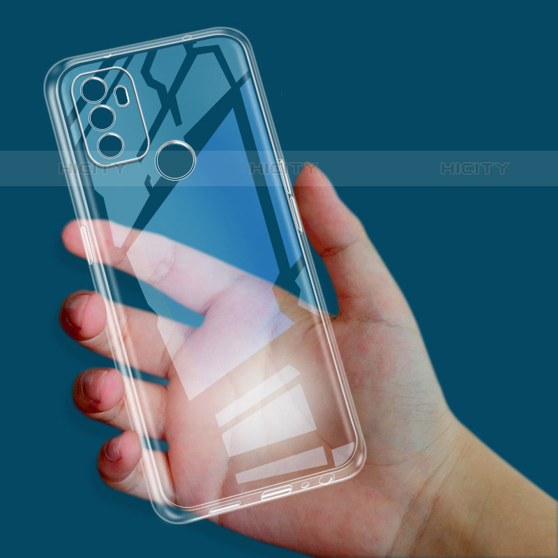 Silikon Schutzhülle Ultra Dünn Tasche Durchsichtig Transparent T04 für Oppo A33 Klar