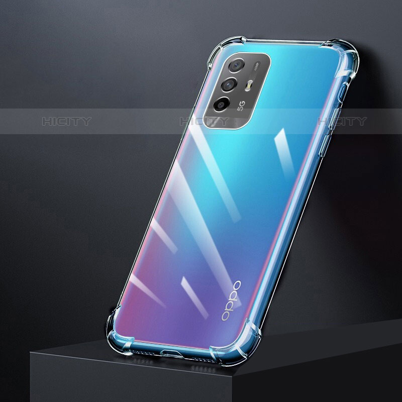 Silikon Schutzhülle Ultra Dünn Tasche Durchsichtig Transparent T04 für Oppo F19 Pro+ Plus 5G Klar