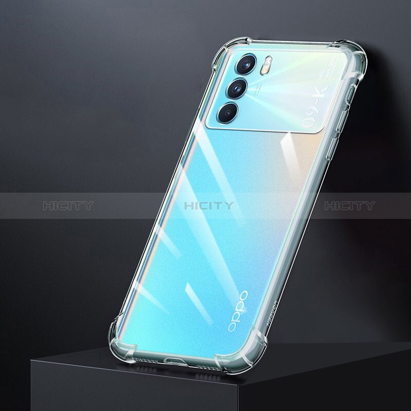 Silikon Schutzhülle Ultra Dünn Tasche Durchsichtig Transparent T04 für Oppo K9 Pro 5G Klar