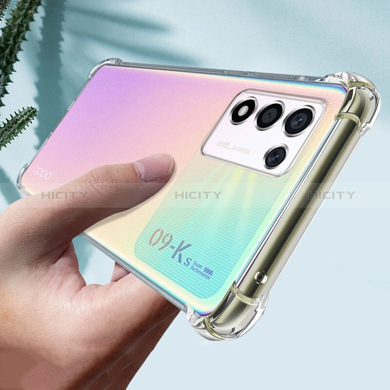 Silikon Schutzhülle Ultra Dünn Tasche Durchsichtig Transparent T04 für Realme Q3t 5G Klar