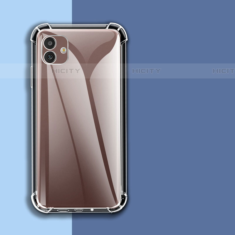 Silikon Schutzhülle Ultra Dünn Tasche Durchsichtig Transparent T04 für Samsung Galaxy A04E Klar Plus