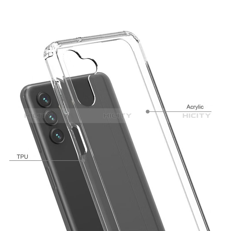 Silikon Schutzhülle Ultra Dünn Tasche Durchsichtig Transparent T04 für Samsung Galaxy A04s Klar