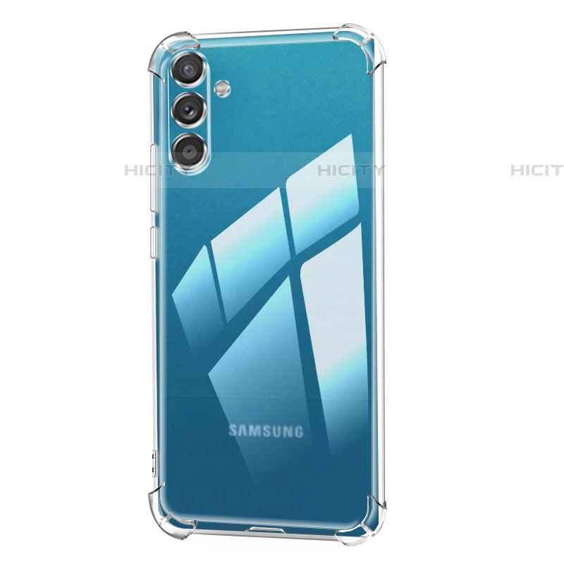 Silikon Schutzhülle Ultra Dünn Tasche Durchsichtig Transparent T04 für Samsung Galaxy A05s Klar groß