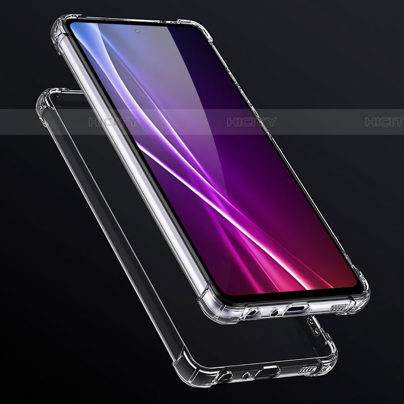 Silikon Schutzhülle Ultra Dünn Tasche Durchsichtig Transparent T04 für Samsung Galaxy A72 4G Klar