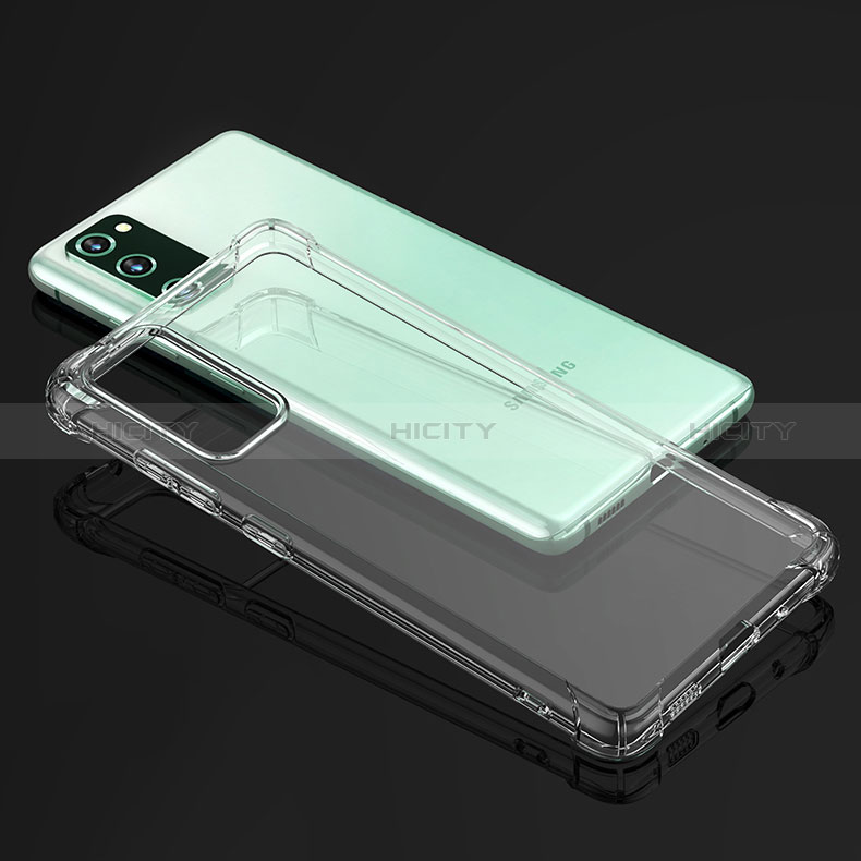 Silikon Schutzhülle Ultra Dünn Tasche Durchsichtig Transparent T04 für Samsung Galaxy S20 FE 5G Klar