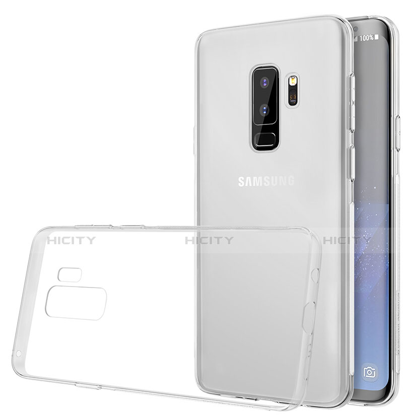 Silikon Schutzhülle Ultra Dünn Tasche Durchsichtig Transparent T04 für Samsung Galaxy S9 Plus Klar