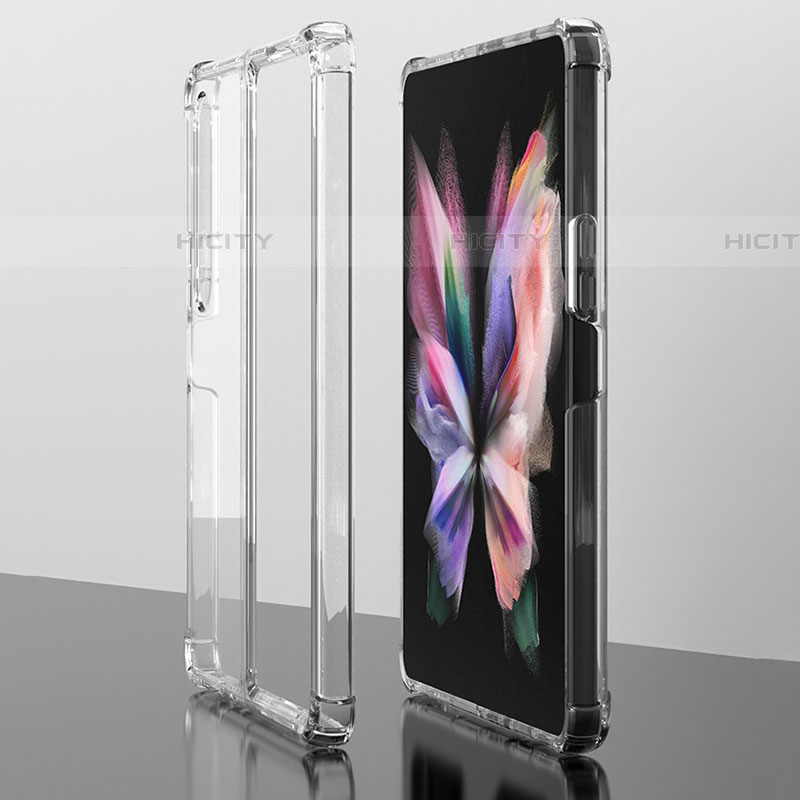 Silikon Schutzhülle Ultra Dünn Tasche Durchsichtig Transparent T04 für Samsung Galaxy Z Fold4 5G Klar