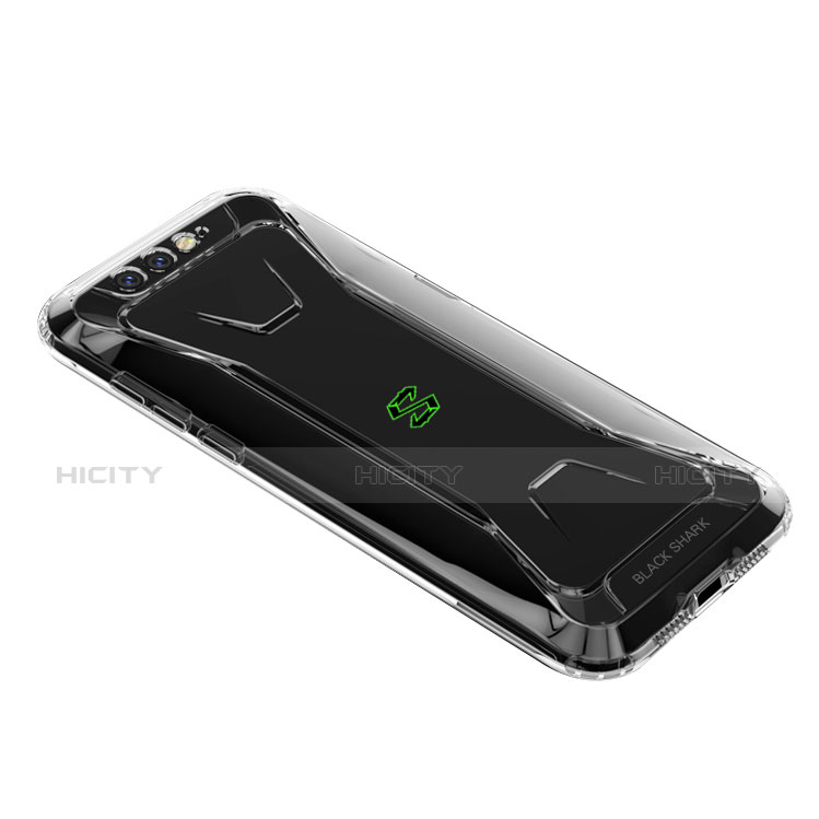 Silikon Schutzhülle Ultra Dünn Tasche Durchsichtig Transparent T04 für Xiaomi Black Shark Klar groß