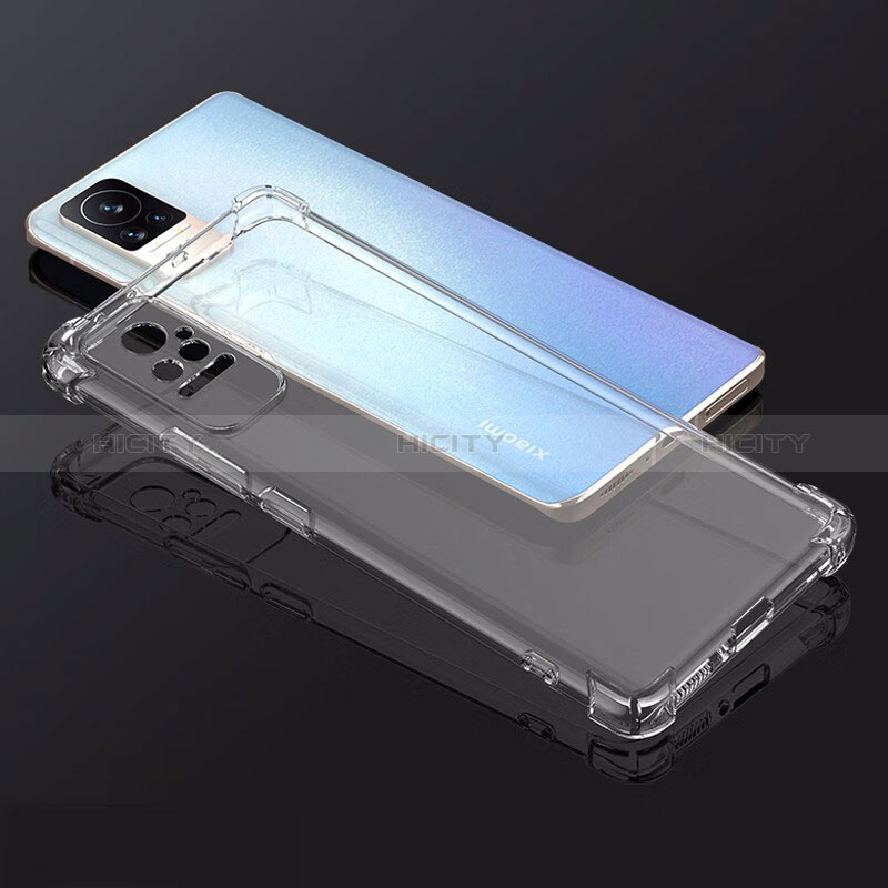 Silikon Schutzhülle Ultra Dünn Tasche Durchsichtig Transparent T04 für Xiaomi Civi 5G Klar