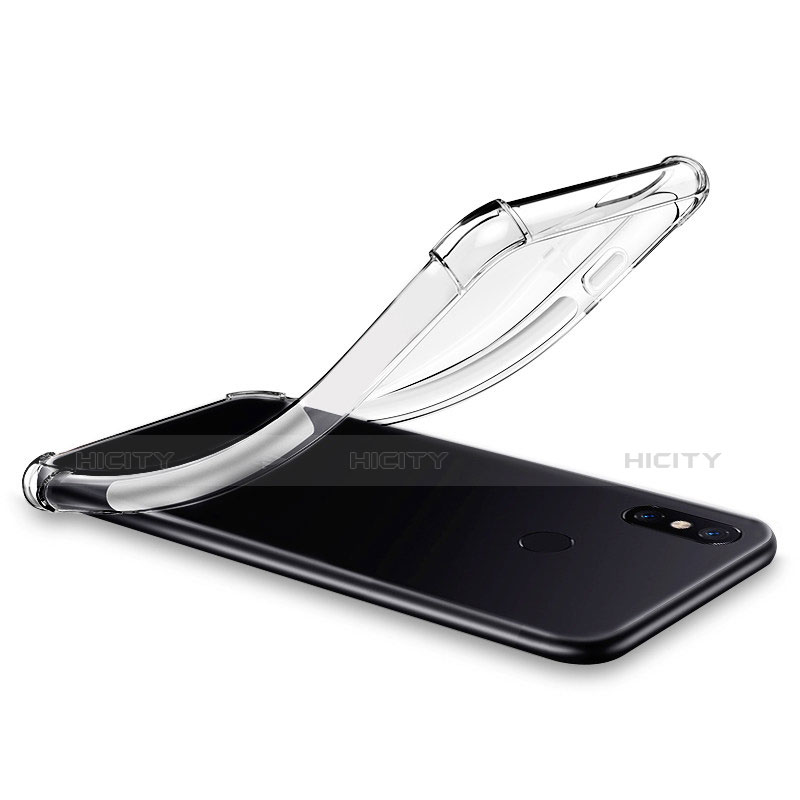 Silikon Schutzhülle Ultra Dünn Tasche Durchsichtig Transparent T04 für Xiaomi Mi 8 Klar