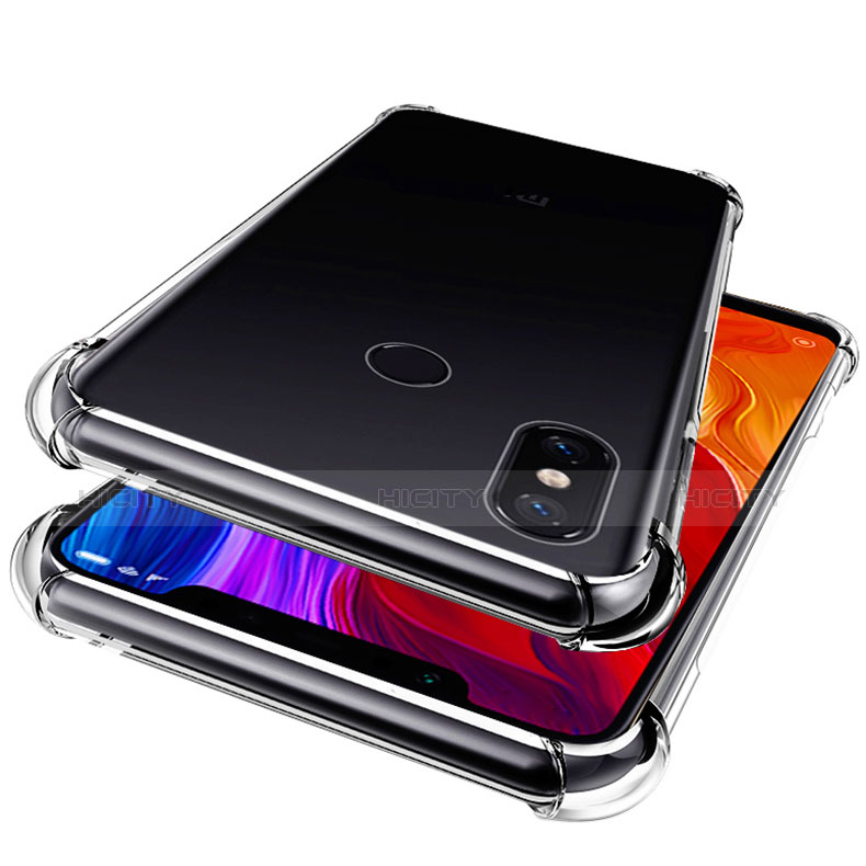 Silikon Schutzhülle Ultra Dünn Tasche Durchsichtig Transparent T04 für Xiaomi Mi 8 Klar