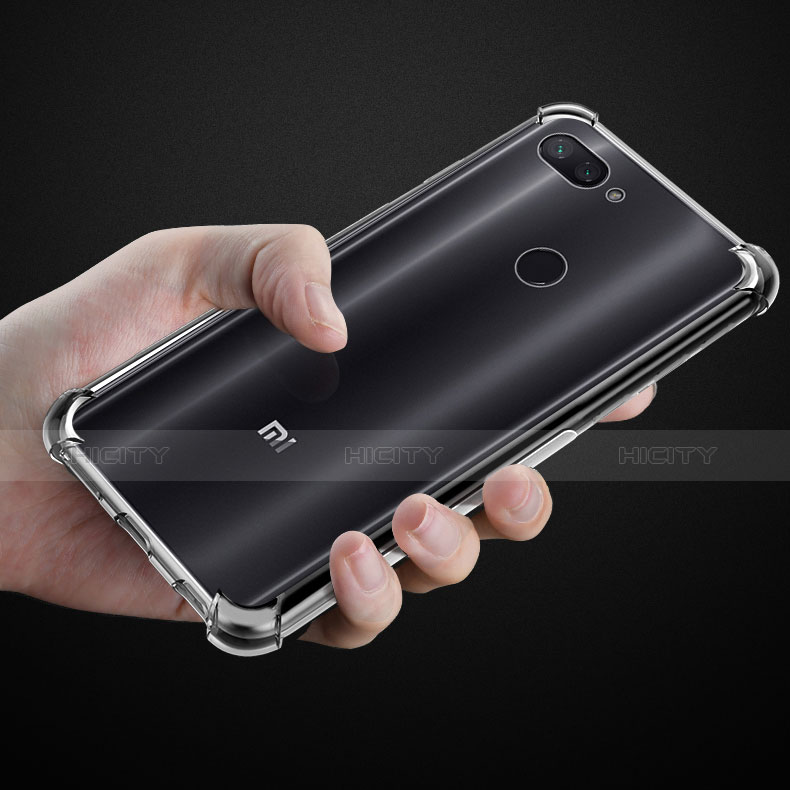 Silikon Schutzhülle Ultra Dünn Tasche Durchsichtig Transparent T04 für Xiaomi Mi 8 Lite Klar