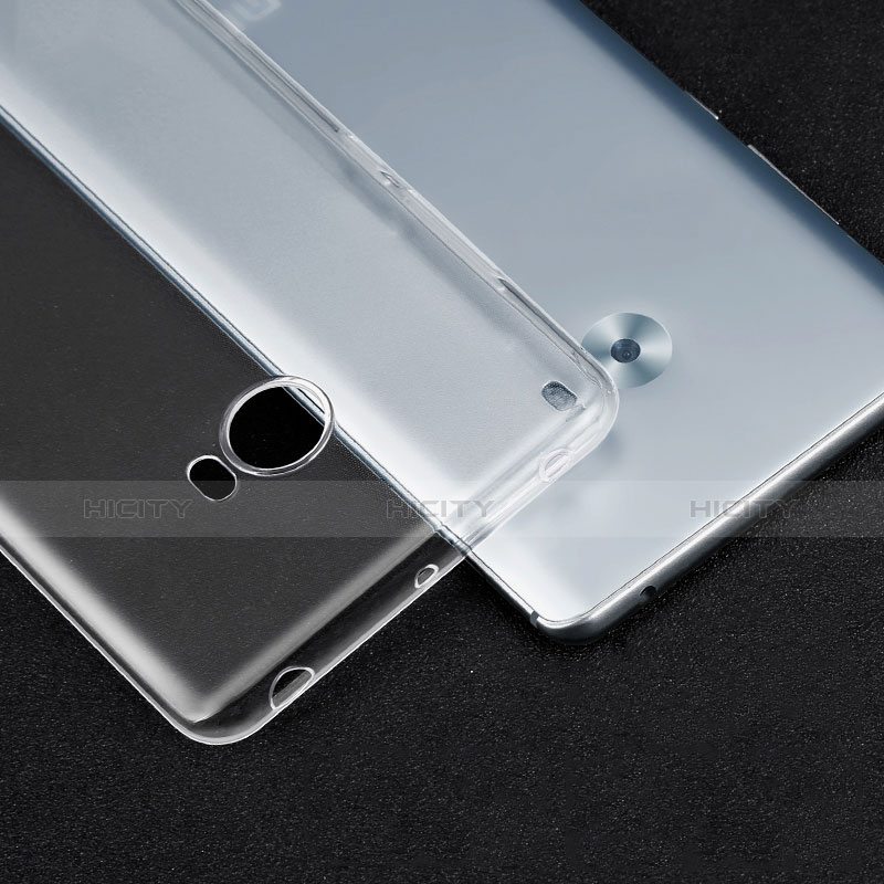 Silikon Schutzhülle Ultra Dünn Tasche Durchsichtig Transparent T04 für Xiaomi Mi Note 2 Klar Plus