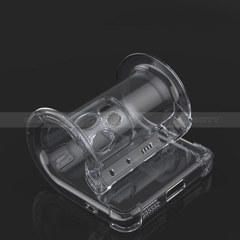 Silikon Schutzhülle Ultra Dünn Tasche Durchsichtig Transparent T04 für Xiaomi Poco X5 Pro 5G Klar groß