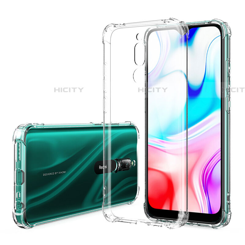 Silikon Schutzhülle Ultra Dünn Tasche Durchsichtig Transparent T04 für Xiaomi Redmi 8 Klar