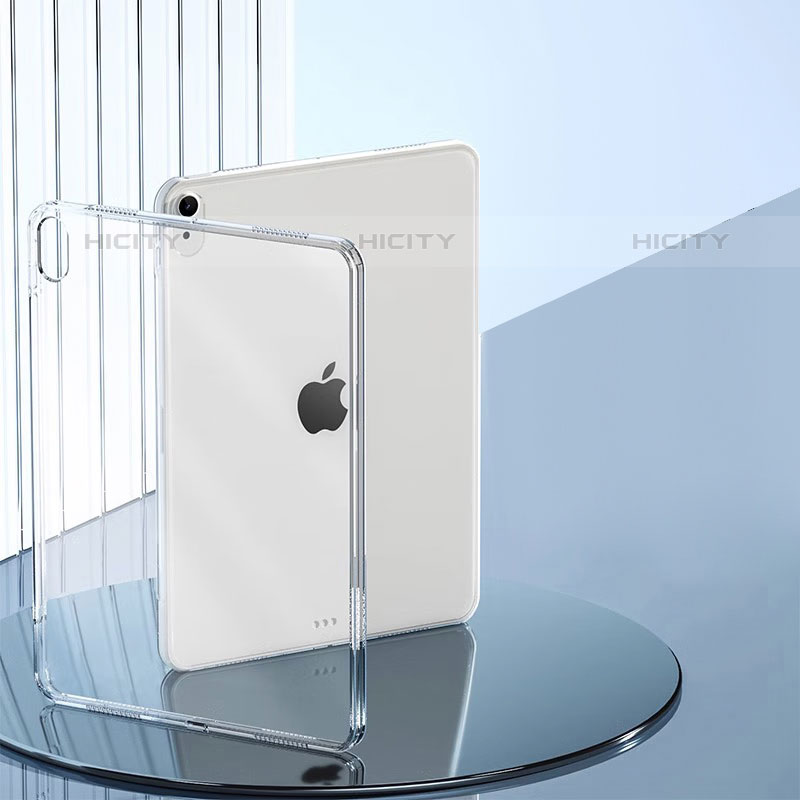 Silikon Schutzhülle Ultra Dünn Tasche Durchsichtig Transparent T05 für Apple iPad Air 4 10.9 (2020) Klar