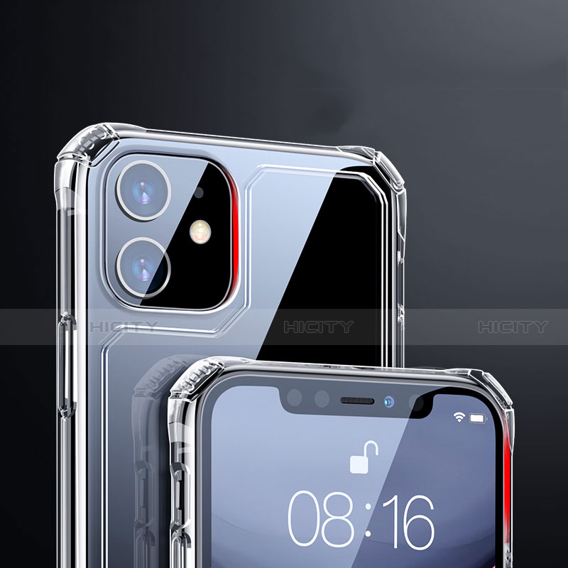 Silikon Schutzhülle Ultra Dünn Tasche Durchsichtig Transparent T05 für Apple iPhone 11 Klar Plus