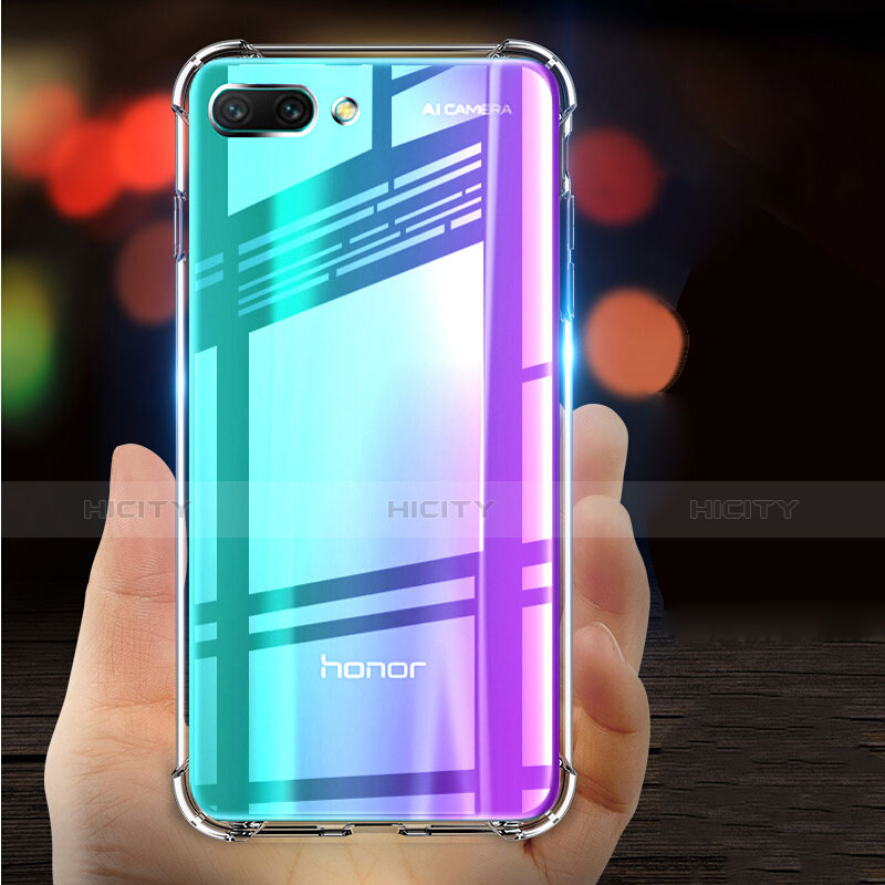 Silikon Schutzhülle Ultra Dünn Tasche Durchsichtig Transparent T05 für Huawei Honor 10 Klar