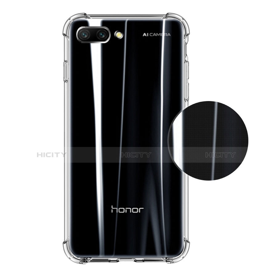 Silikon Schutzhülle Ultra Dünn Tasche Durchsichtig Transparent T05 für Huawei Honor 10 Klar