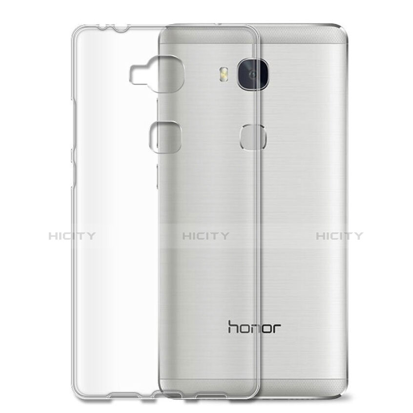 Silikon Schutzhülle Ultra Dünn Tasche Durchsichtig Transparent T05 für Huawei Honor 5X Klar