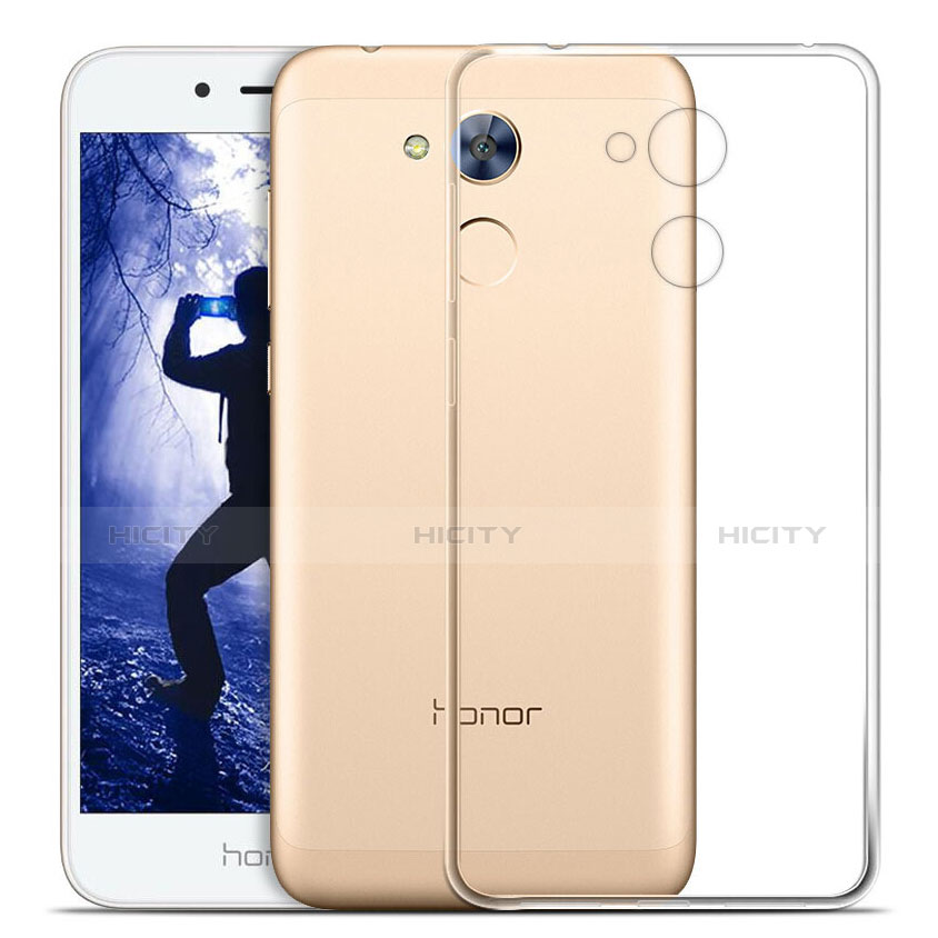 Silikon Schutzhülle Ultra Dünn Tasche Durchsichtig Transparent T05 für Huawei Honor 6A Klar