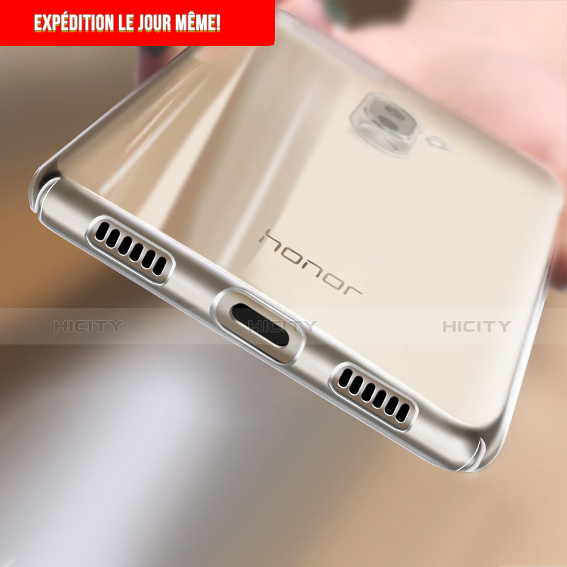 Silikon Schutzhülle Ultra Dünn Tasche Durchsichtig Transparent T05 für Huawei Honor 6X Klar