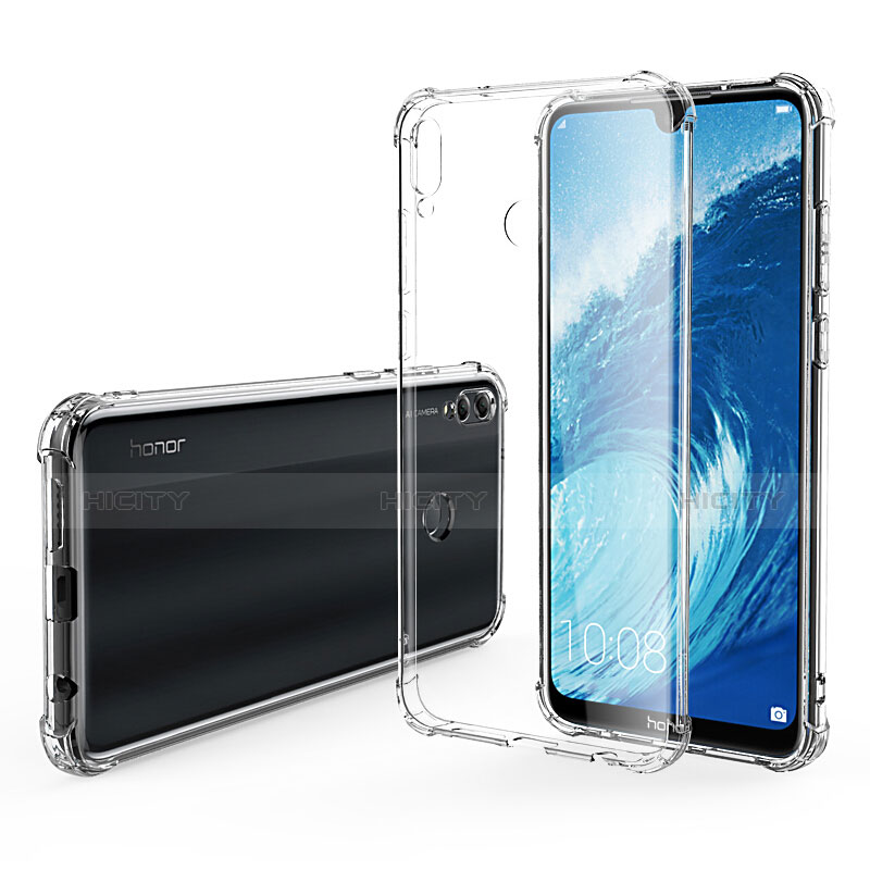 Silikon Schutzhülle Ultra Dünn Tasche Durchsichtig Transparent T05 für Huawei Honor 8X Max Klar