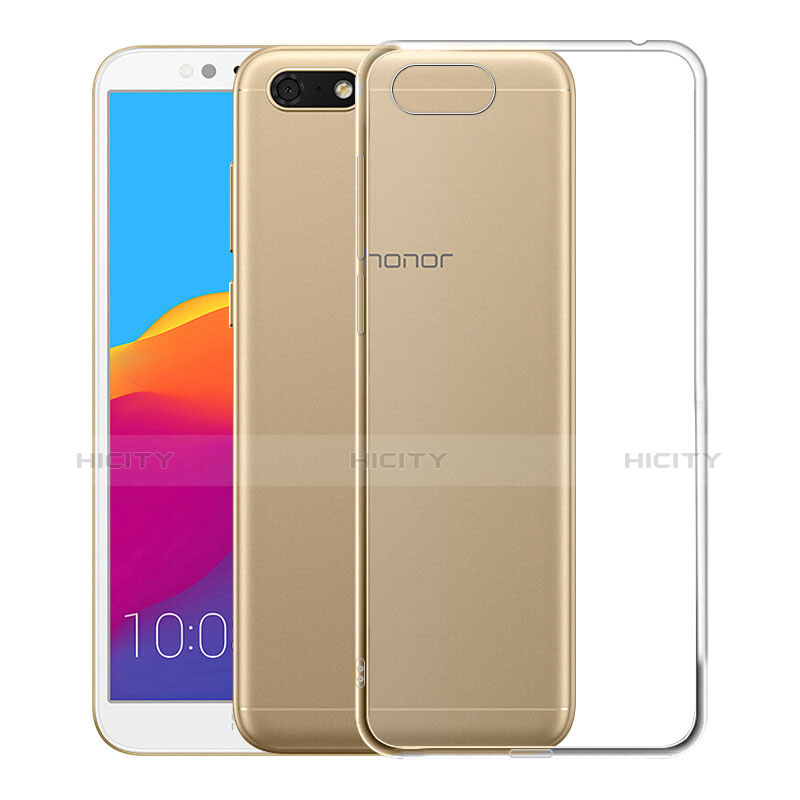 Silikon Schutzhülle Ultra Dünn Tasche Durchsichtig Transparent T05 für Huawei Honor Play 7 Klar