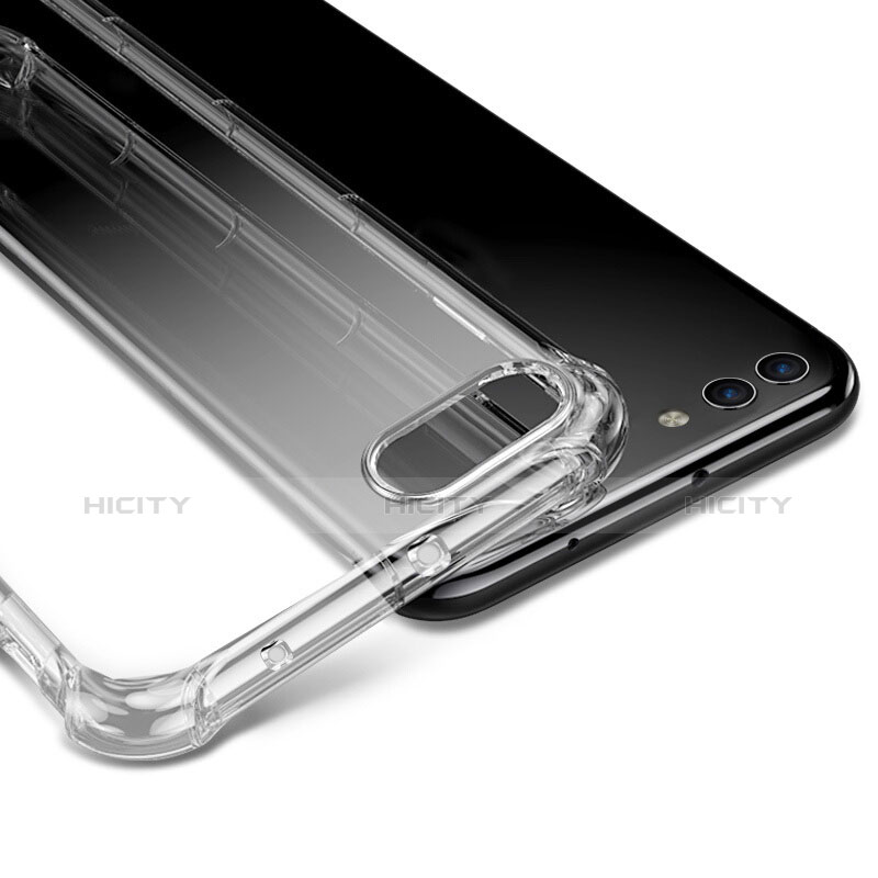 Silikon Schutzhülle Ultra Dünn Tasche Durchsichtig Transparent T05 für Huawei Honor V10 Klar