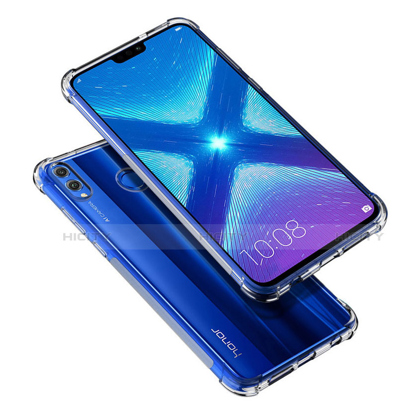 Silikon Schutzhülle Ultra Dünn Tasche Durchsichtig Transparent T05 für Huawei Honor V10 Lite Klar