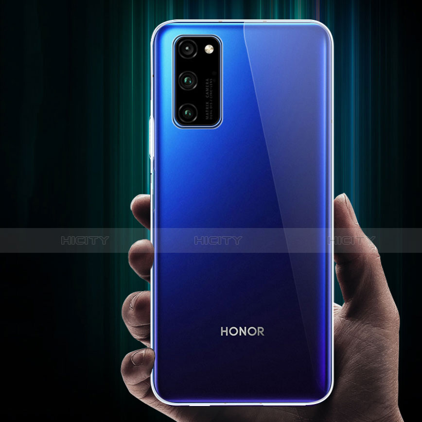 Silikon Schutzhülle Ultra Dünn Tasche Durchsichtig Transparent T05 für Huawei Honor V30 Pro 5G Klar