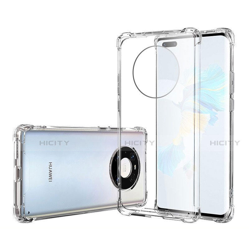 Silikon Schutzhülle Ultra Dünn Tasche Durchsichtig Transparent T05 für Huawei Mate 40 Pro Klar