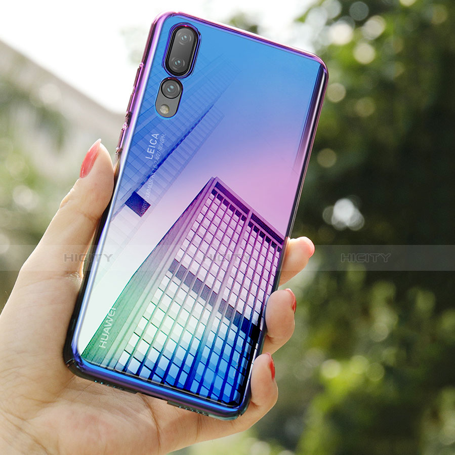 Silikon Schutzhülle Ultra Dünn Tasche Durchsichtig Transparent T05 für Huawei P20 Pro Klar