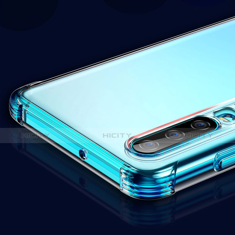 Silikon Schutzhülle Ultra Dünn Tasche Durchsichtig Transparent T05 für Huawei P30 Klar