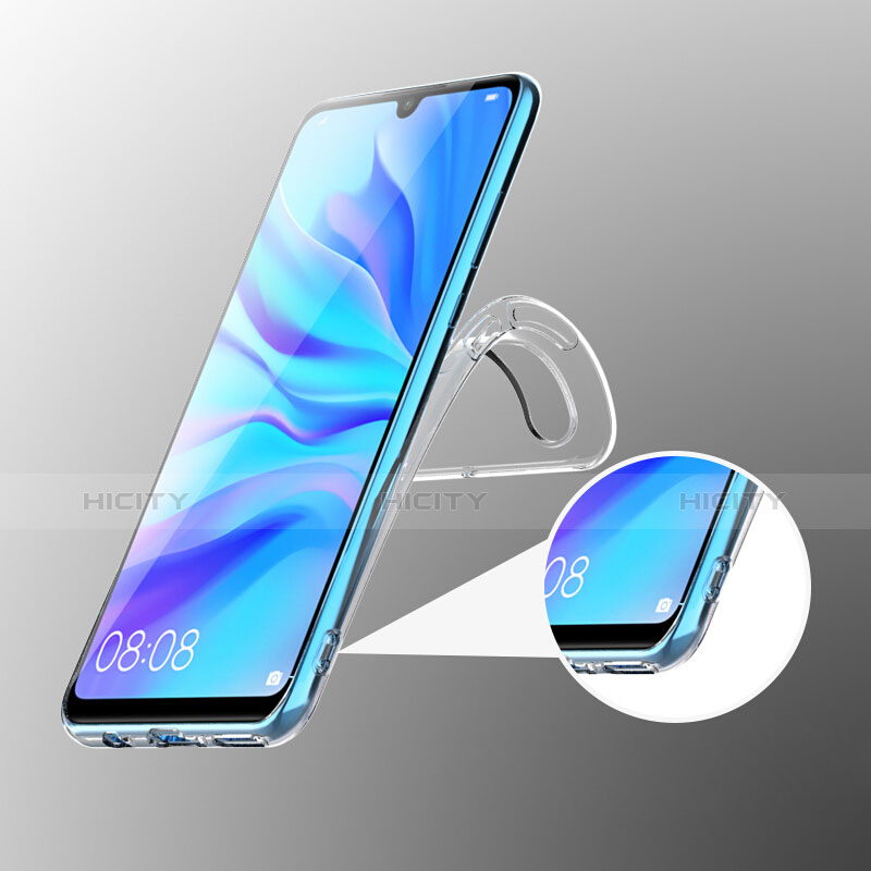 Silikon Schutzhülle Ultra Dünn Tasche Durchsichtig Transparent T05 für Huawei P30 Lite New Edition Klar