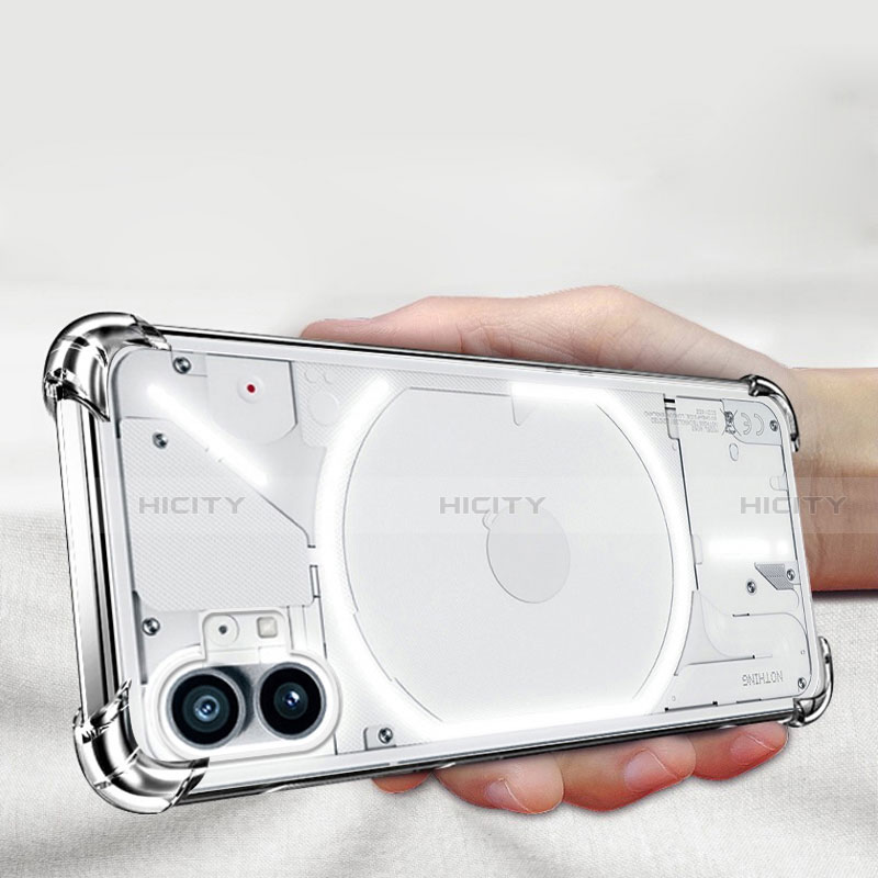 Silikon Schutzhülle Ultra Dünn Tasche Durchsichtig Transparent T05 für Nothing Phone 1 Klar