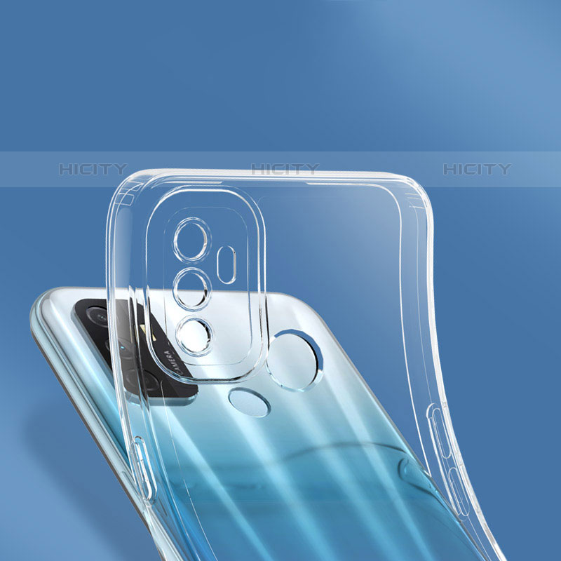 Silikon Schutzhülle Ultra Dünn Tasche Durchsichtig Transparent T05 für Oppo A53 Klar