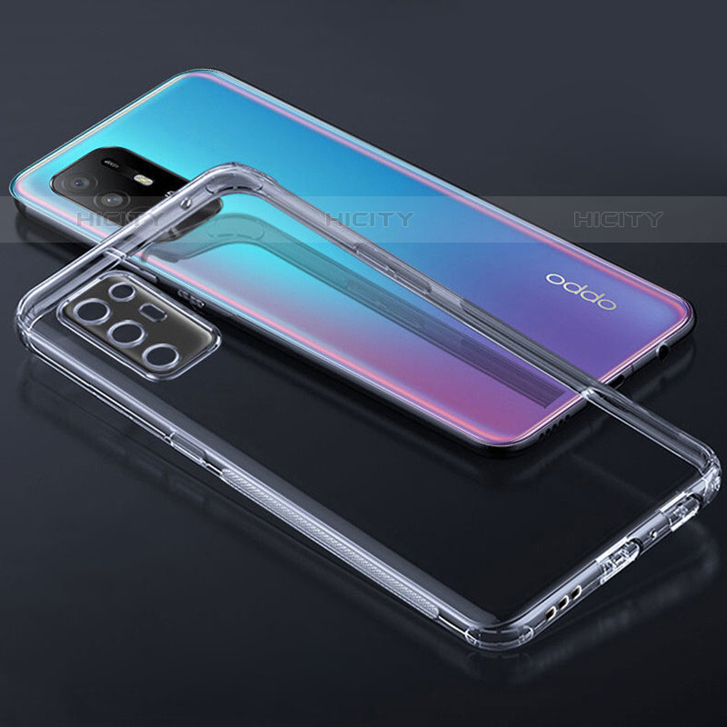 Silikon Schutzhülle Ultra Dünn Tasche Durchsichtig Transparent T05 für Oppo F19 Pro+ Plus 5G Klar