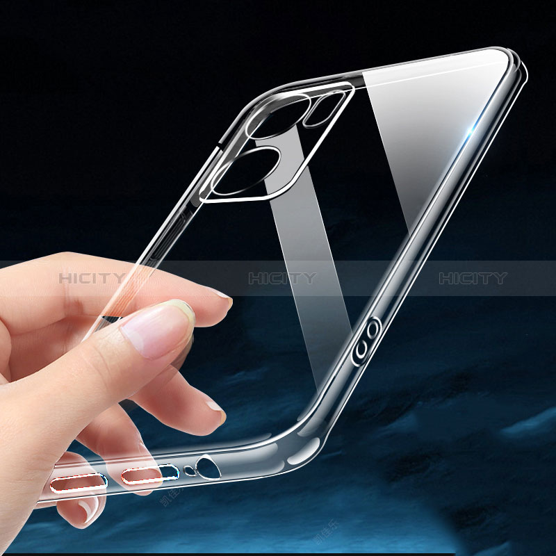 Silikon Schutzhülle Ultra Dünn Tasche Durchsichtig Transparent T05 für Oppo Find X5 Lite 5G Klar