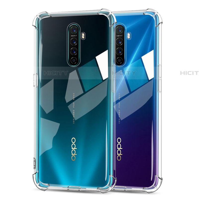 Silikon Schutzhülle Ultra Dünn Tasche Durchsichtig Transparent T05 für Oppo Reno Ace Klar