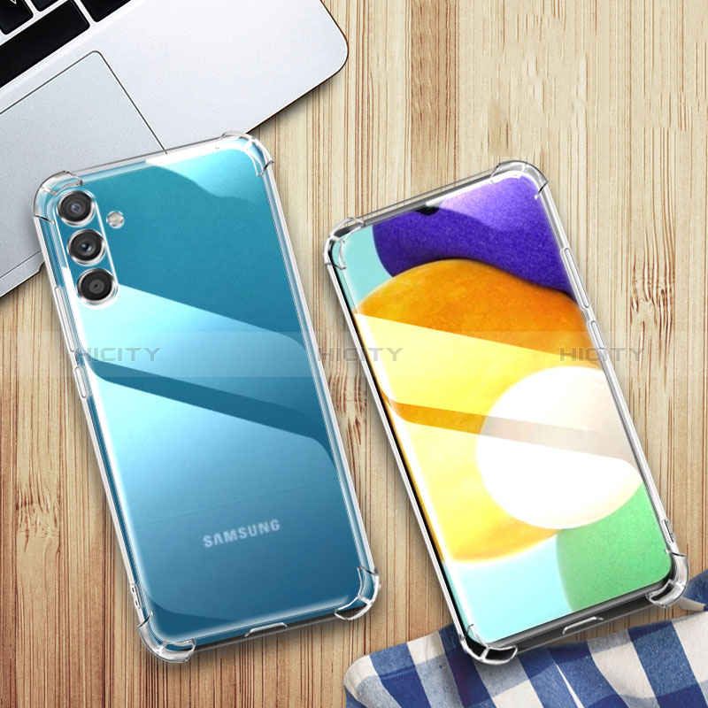 Silikon Schutzhülle Ultra Dünn Tasche Durchsichtig Transparent T05 für Samsung Galaxy A04s Klar