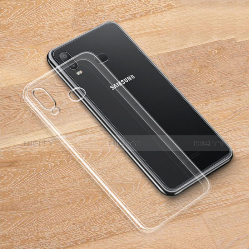 Silikon Schutzhülle Ultra Dünn Tasche Durchsichtig Transparent T05 für Samsung Galaxy A6s Klar