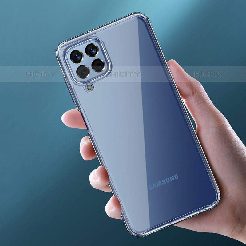 Silikon Schutzhülle Ultra Dünn Tasche Durchsichtig Transparent T05 für Samsung Galaxy M53 5G Klar groß