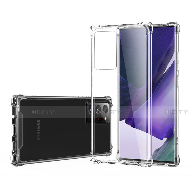 Silikon Schutzhülle Ultra Dünn Tasche Durchsichtig Transparent T05 für Samsung Galaxy Note 20 Ultra 5G Klar