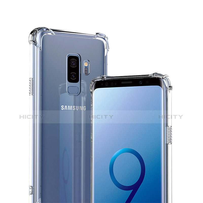 Silikon Schutzhülle Ultra Dünn Tasche Durchsichtig Transparent T05 für Samsung Galaxy S9 Plus Klar