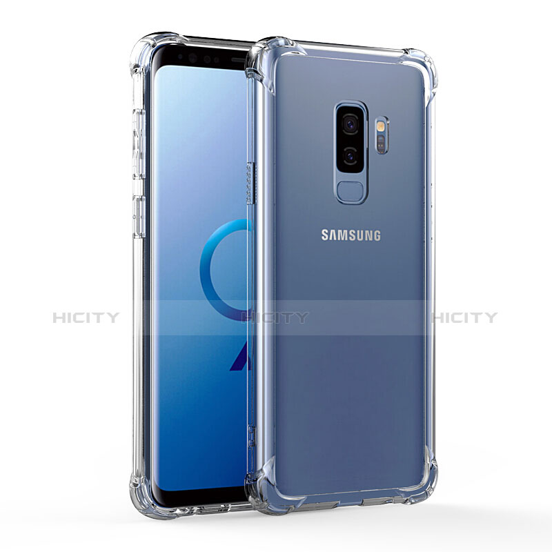 Silikon Schutzhülle Ultra Dünn Tasche Durchsichtig Transparent T05 für Samsung Galaxy S9 Plus Klar