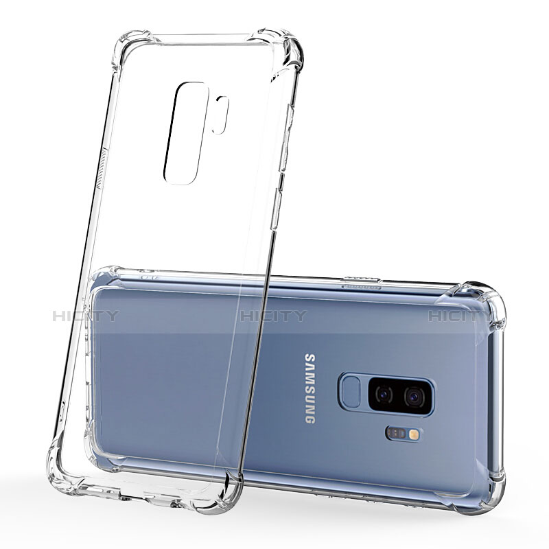 Silikon Schutzhülle Ultra Dünn Tasche Durchsichtig Transparent T05 für Samsung Galaxy S9 Plus Klar