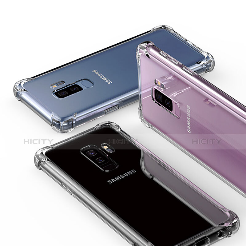 Silikon Schutzhülle Ultra Dünn Tasche Durchsichtig Transparent T05 für Samsung Galaxy S9 Plus Klar