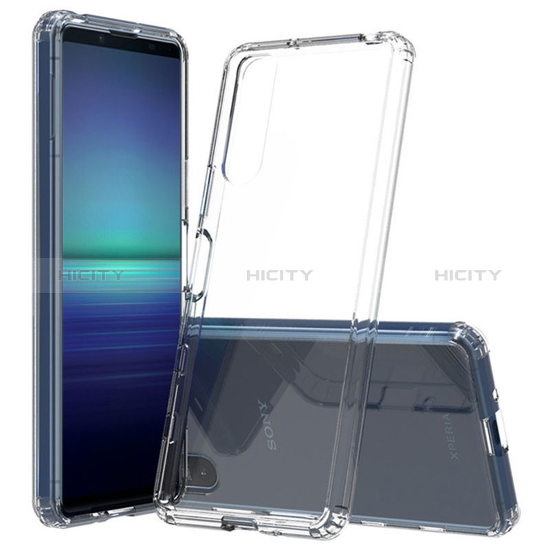 Silikon Schutzhülle Ultra Dünn Tasche Durchsichtig Transparent T05 für Sony Xperia 1 IV Klar