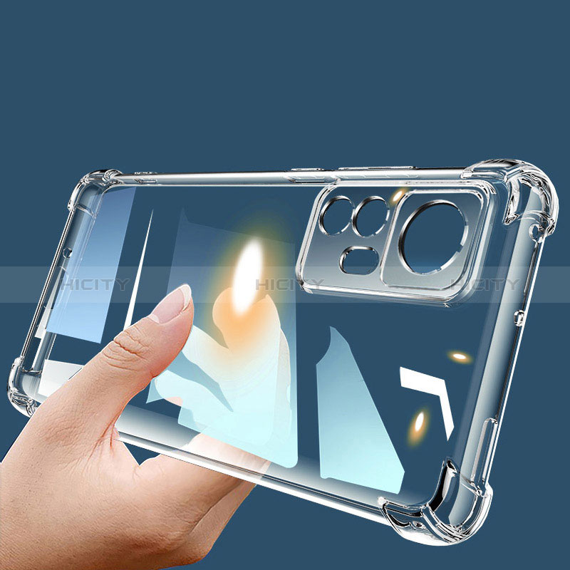 Silikon Schutzhülle Ultra Dünn Tasche Durchsichtig Transparent T05 für Xiaomi Mi 12T 5G Klar